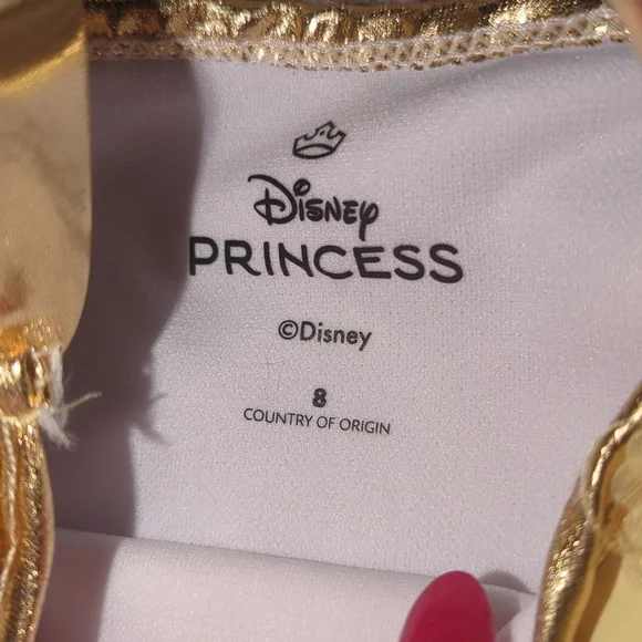 Disney Princess Belle Kids Swimsuit 8 - Picture 6 of 9